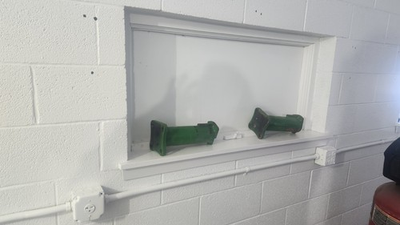 #ad John Deere 300CX Loader Brackets $250.00