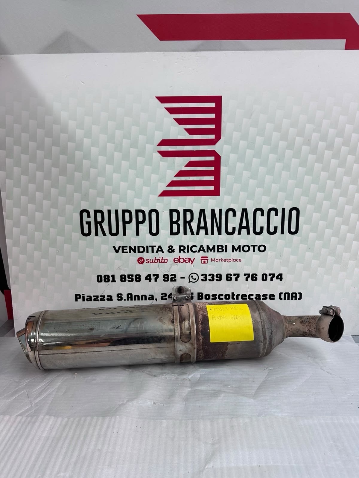 Scarico Marmitta Terminale BMW F 800 S 2006/07/08
