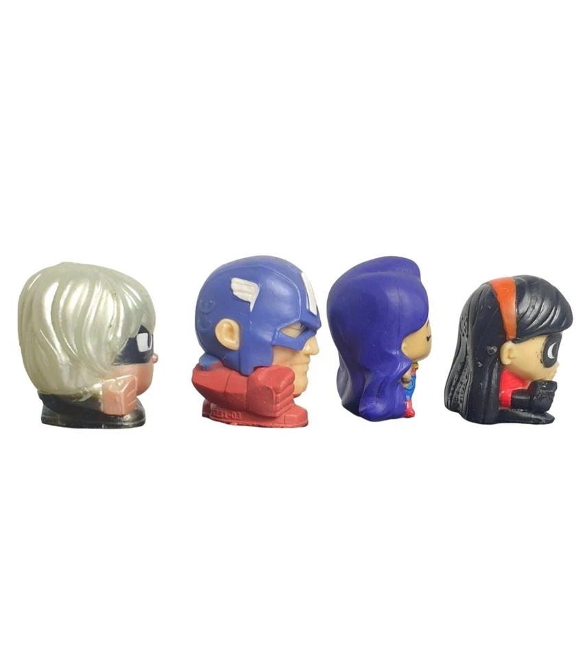 Conjunto de 4 mini figuras squishy de super-heróis Mashems Disney Marvel e PJ - Imagem 3 de 4