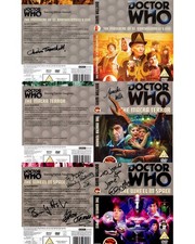 Doctor Who: Signed DVD Covers - Hines, Wills Padbury, Tranchell, James + Hodgson