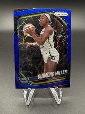 2025 WNBA Prizm Diamond Miller  Blue Velocity Prizm Card #27 Dallas Wings