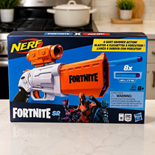 NERF Fortnite SR Hammer Action Dart Blaster w/ 8 Elite Darts E8913 