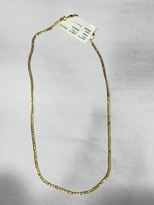 18K Yellow Gold Cable Link Chain Necklace Women's Jewelry For Black Friday #407