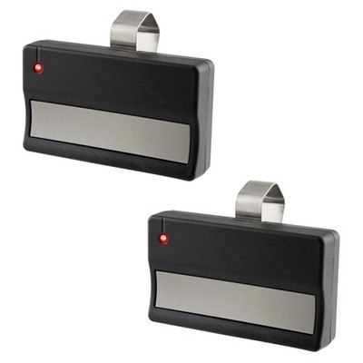 2 For Liftmaster 81LM Garage Gate Door Opener Visor Remote Green Learn Button