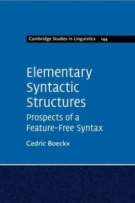Elementary Syntactic Structures Cedric Boeckx Taschenbuch Englisch 2019