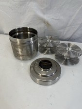 Vintage Nikor Stainless Steel Film Developing Tank w/ Lid  Reel 4  Made In USA