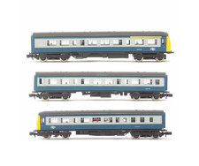 Graham Farish 8145 N Gauge Class 101 3-Car DMU in Blue/Grey Livery - DCC FITTED