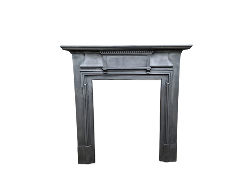 Original Antique Victorian Edwardian cast iron fireplace CAST IRON FIRE SURROUND - Picture 10 of 12