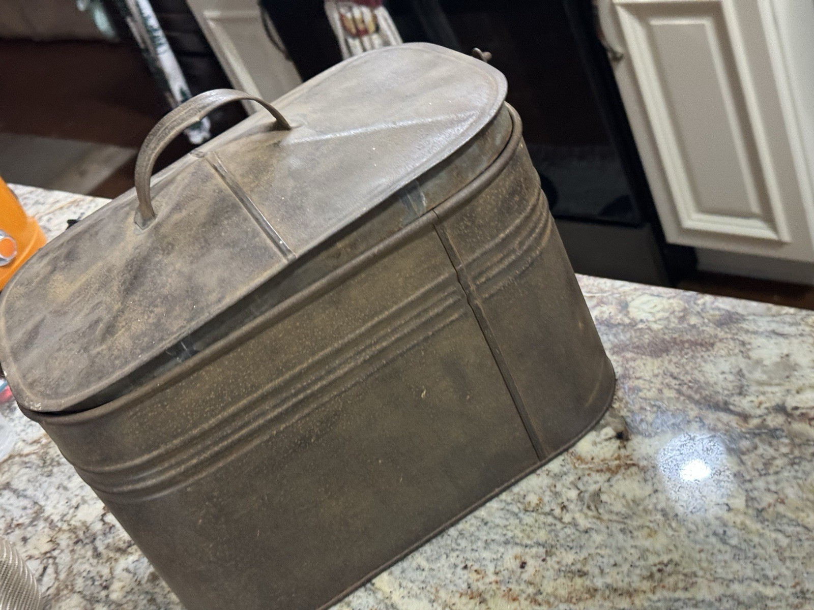 Vtg Miners Supply Metal Box / Lunchbox Ashland Pa. Owner James Boyle