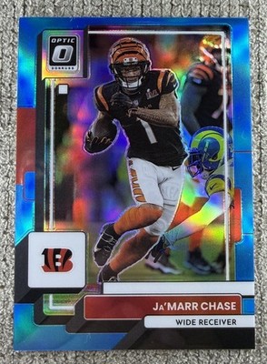 2022 Panini Donruss Optic - Ja'Marr Chase #41 Aqua Prizm 285/299