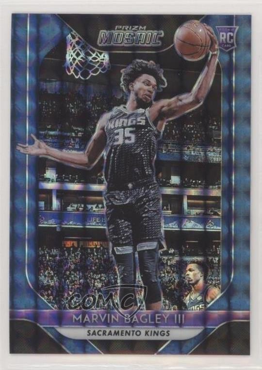 2018-19 Panini Prizm Mosaic Blue Marvin Bagley III #71 00em