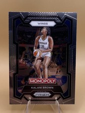 Kalani Brown 2024-25 Panini Prizm Monopoly WNBA Dallas Wings #47 Trading Card