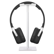 Headphone Stand Headset Holder Earphone Stand for All Headphones Size White