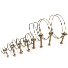 65pcs Adjustable Steel Double Wire Tube Hose Clamp Assortment Kit Bumnay 8 Size 65pcs Adjustable Steel Double Wire Tube Hose Clamp Assortment Kit Bumnay 8 Size