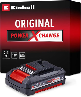 Original Einhell 2,0 Ah System Akku Power X-Change (Li-Ionen Akku, 18 V, 2,0 Ah,