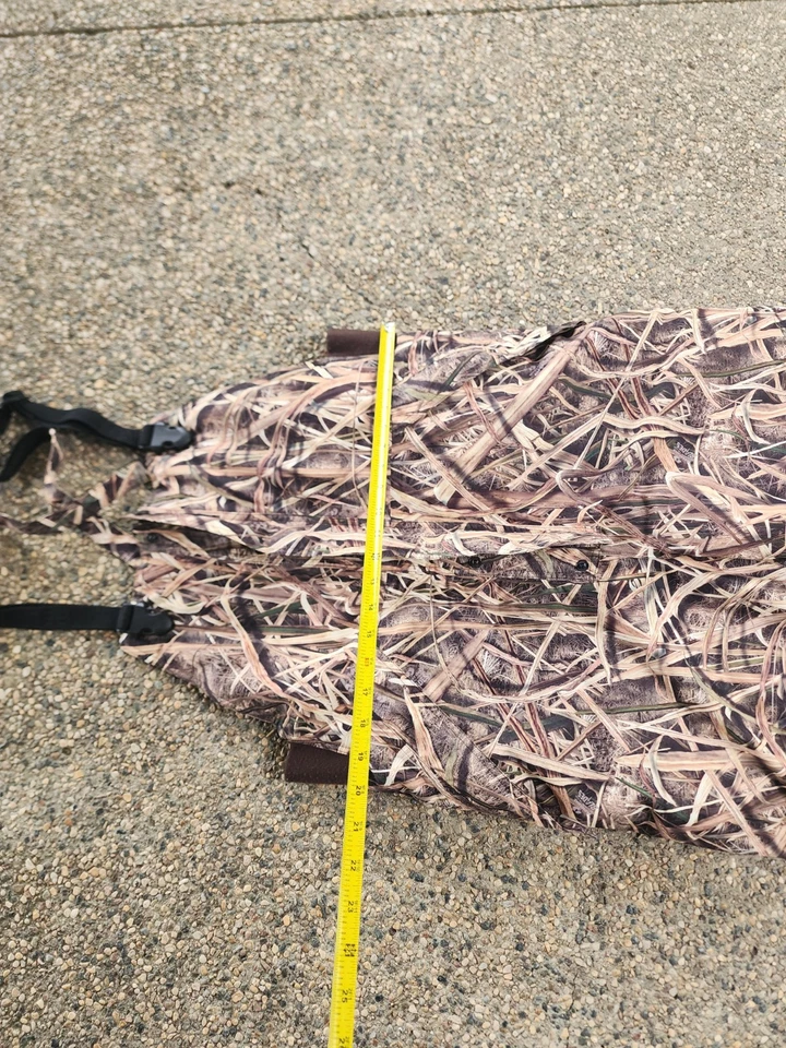 Cabela's Dry Plus Insulated Hunting Bib's Mossy Oak Shadow Grass Sz Large  - Image 3 of 4