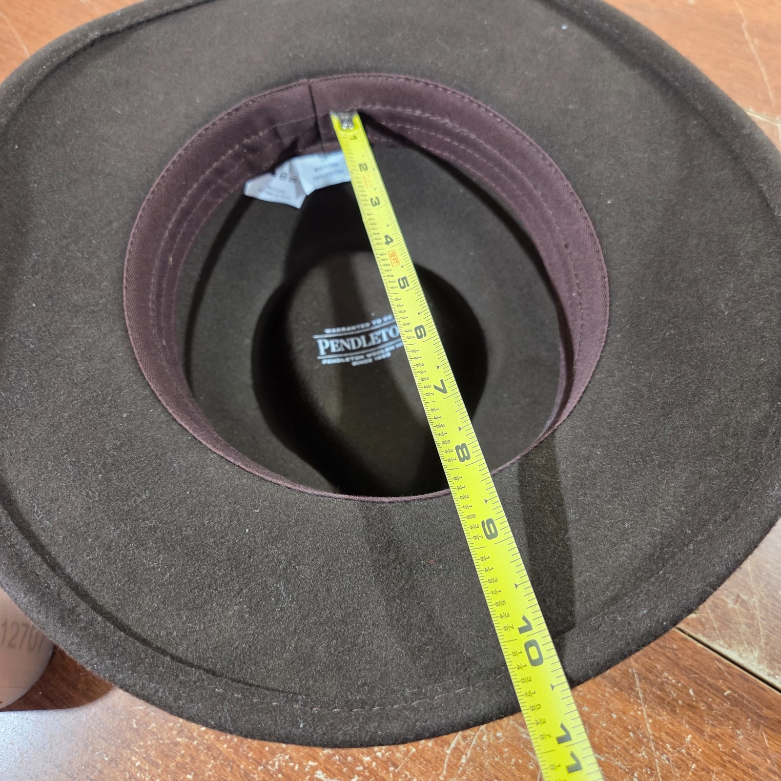 Pendleton 100% Wool Outback Hat Size Large - image 3