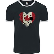 Love Canada Flagge Kanadische Tag Fußball Herren Ringer Fotl
