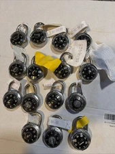 15 Master Lock Combination Padlocks - All Tested And Combinations Work