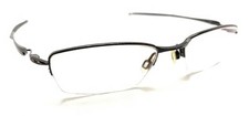 Oakley Transistor 22-148 Transistor Black Half Rim Eyeglasses Frames 51-18 135
