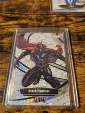 2025 Kakawow Aura Marvel Black Panther White Angel Wings Refractor # /390