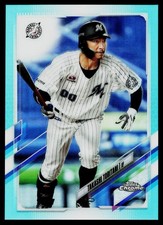 2021 Topps Chrome NPB #97 Takashi Toritani Aqua Refractor #/199