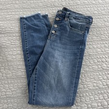 Liverpool Women's High Rise Ankle Jeans Size 8 / 29 Dark Blue