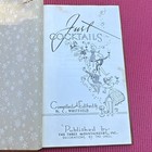 Just Cocktails Recipe Book W. C. Whitfield Three Mountaineers 1979 Wood Cover — photo 2