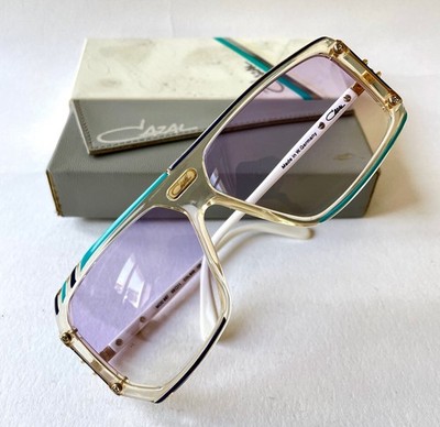 vintage CAZAL 867 col 649 clear blue sunglasses W.Germany original 80s 858 rare