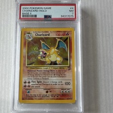 PSA 7 2000 Pokemon Base Set 2 Charizard Holo Rare 4/130 English swirl on eBay