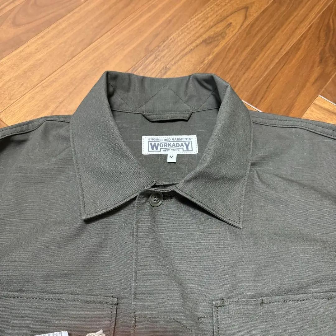 Engineered Garments Workaday Olive Ripstop Cotton… - image 5