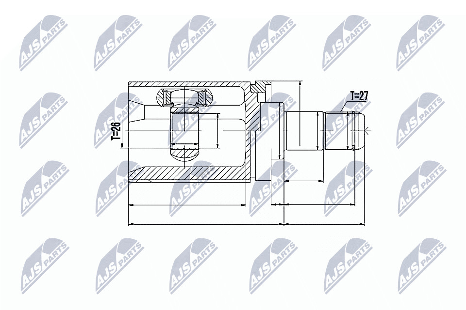 Inner Cv Joint For Bmw X5 E70 06-, X6 E71 08- /Left/ - Image 7