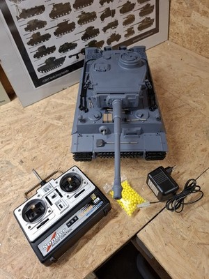 Rc Panzer Tiger 1 von Heng Long in 1/16 Rauch und Sound