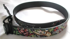 Ed Hardy Skull Reversible  Men's Belts Size 34