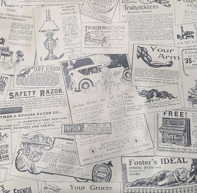 Zerenfy Vintage Newspaper Wallpaper Self Adhesive