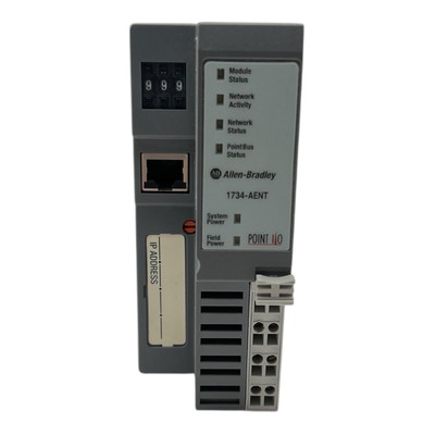 Allen Bradley 1734-AENT Point I|0 Ethernet Adapter 96390276 Rev A01 1.033