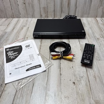 Sony CD/DVD Player DVP-SR200P Video Audio Player With Remote - Tested Has Cords