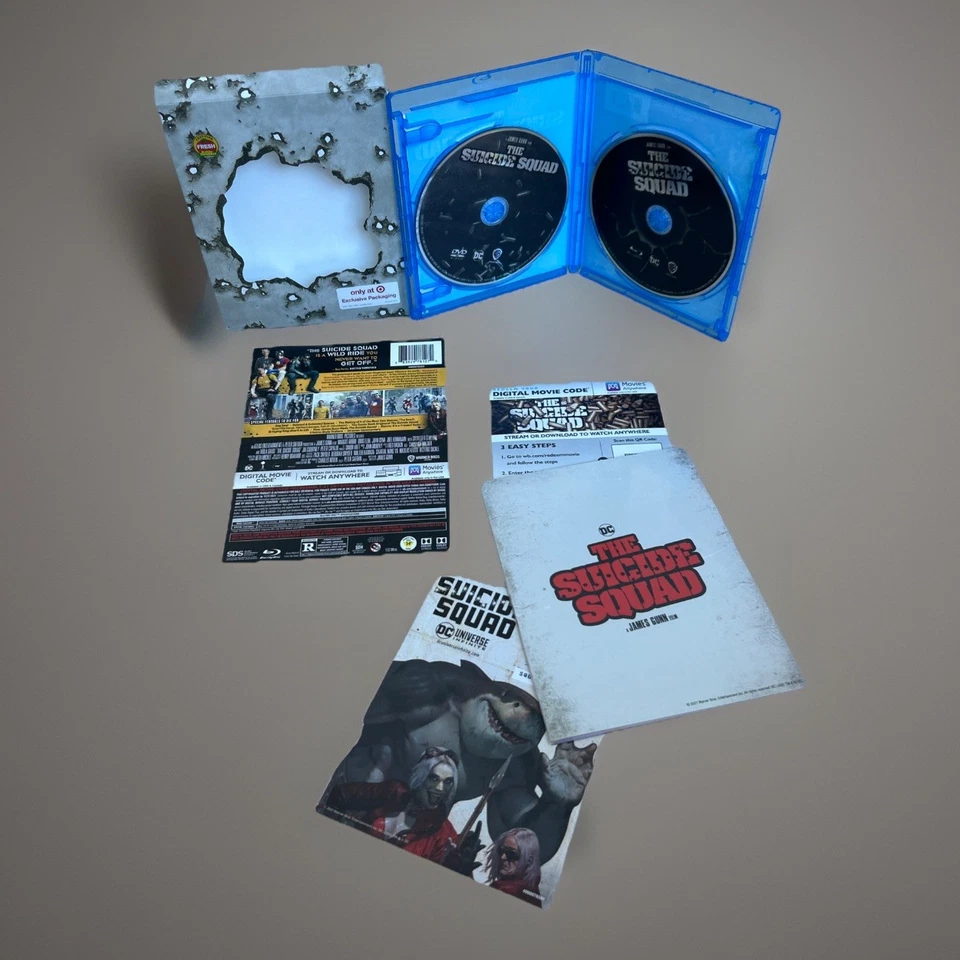 The Suicide Squad (Blu-ray, DVD, Digital, 2021) Target Exclusive, Cards, Box set - Image 3 of 4