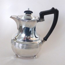 Art Deco - dzbanek do kawy z Anglii (Silver Plate)