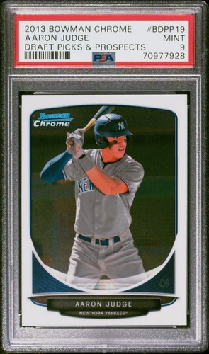 AARON JUDGE 2013 Bowman CHROME #BDPP19 ROOKIE PSA 9      QTY