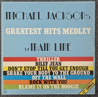 12'' - Rams Horn Rec - Michael Jackson's Greatest Hits Medley - 1984 by Mainline 