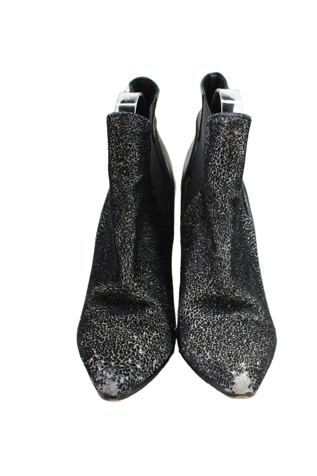 Bota Pulôver Salto Superface to Air Feminina Texturizada Biqueira Pontiaguda Preta Tamanho EUR - Imagem 2 de 4