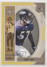 2019 Panini Legacy Legends Yellow 37/165 Bart Scott #121 2qw