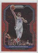 2020-21 Panini Prizm Ruby Wave Prizm Furkan Korkmaz #160 0s5s