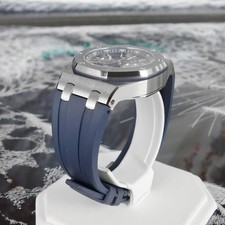 Audemars Piguet Royal Oak Offshore Chronograph 42mm 2021 Full Set Blue 26480TI 11