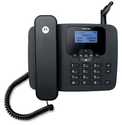 Motorola 107FW410L Analog Telefon Freisprecheinrichtung Anrufer-ID LCD 2,2 Zoll 