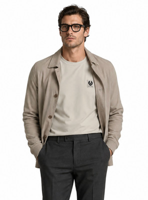 BELSTAFF T-Shirt London Retro Phoenix Patch Iconic Tee Cotton Regular Cut S
