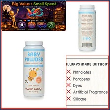 Baby Powder Talc Free Cornstarch Aloe Fragrance Free 4.5 oz Sensitive Skin