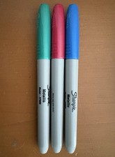 NEW Lot/3 Sharpie Metallic Fine Point Permanent Markers~Emerald, Ruby, Sapphire