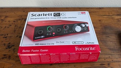 Focusrite Scarlett 6i6 Audio Interface for sale online | eBay Focusrite Scarlett 6i6 Audio Interface for sale online | eBay